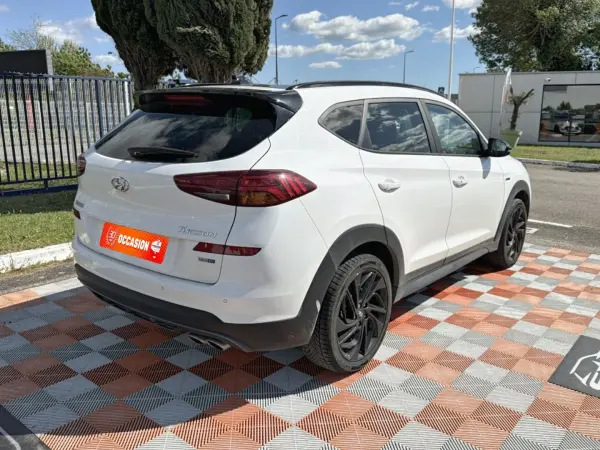Hyundai TUCSON 1.6 CRDI 136 Hybrid 48V BVA N-LINE Toit Ouvrant GPS Caméra - Photo 5